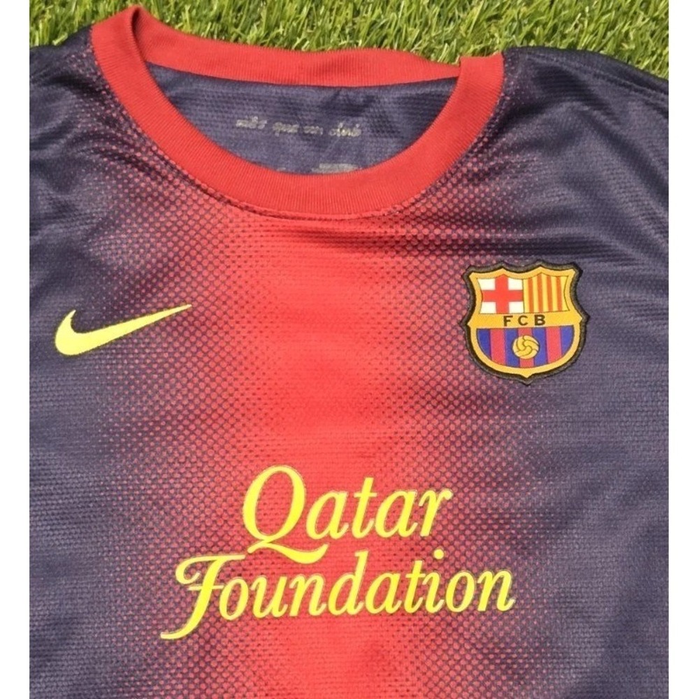 Lionel Messi 10 FC Barcelona 2012 13 Nike Home Soccer Jersey Youth XL - Picture 3 of 10